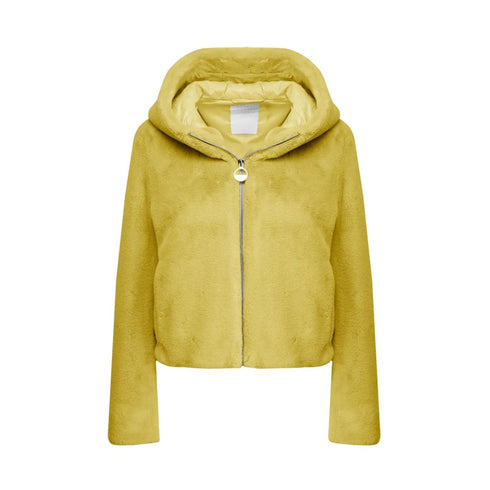 Censured Ecopelliccia Pelliccia Donna eco con zip e cappuccio Mimosa - Francavilla Moda